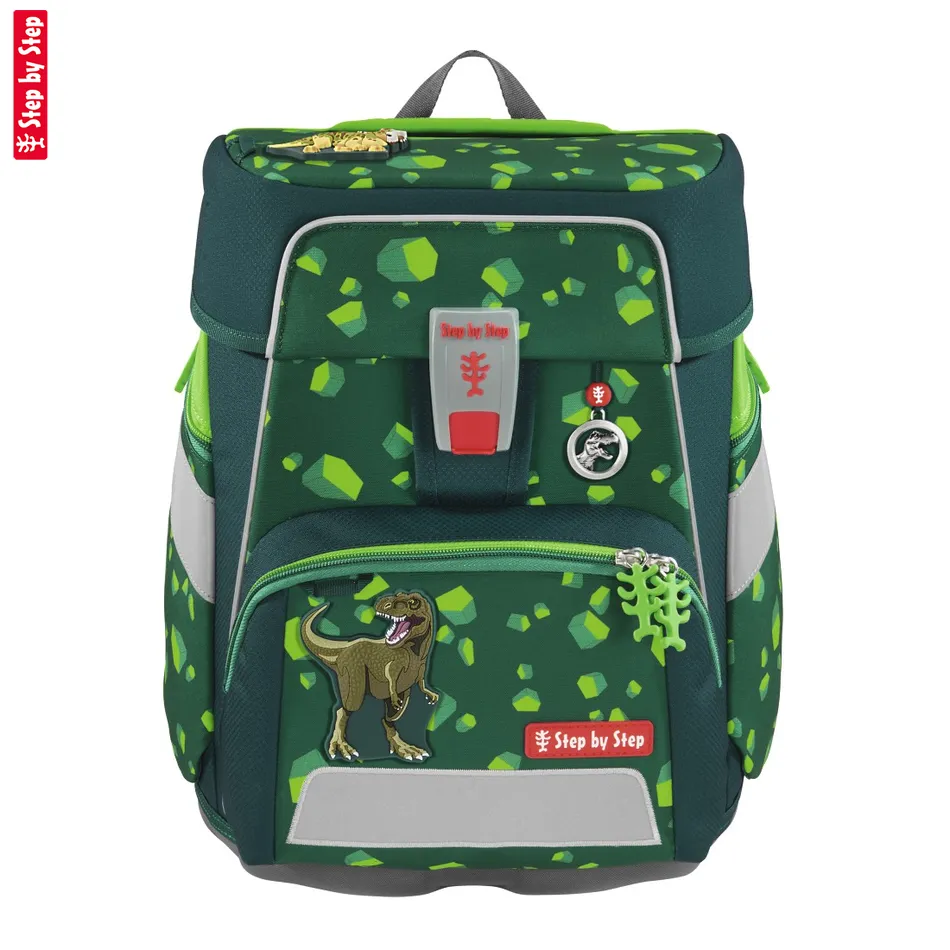 Školská aktovka Step by Step SPACE, Dino Targo - 5-dielny set, AGR certifikát