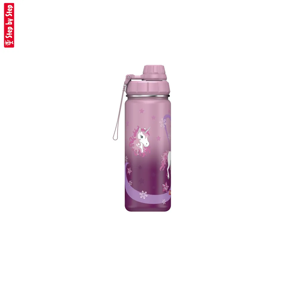Izolovaná fľaška na nápoj z nerezovej ocele Step by Step 0,5 l, Sweet Unicorn