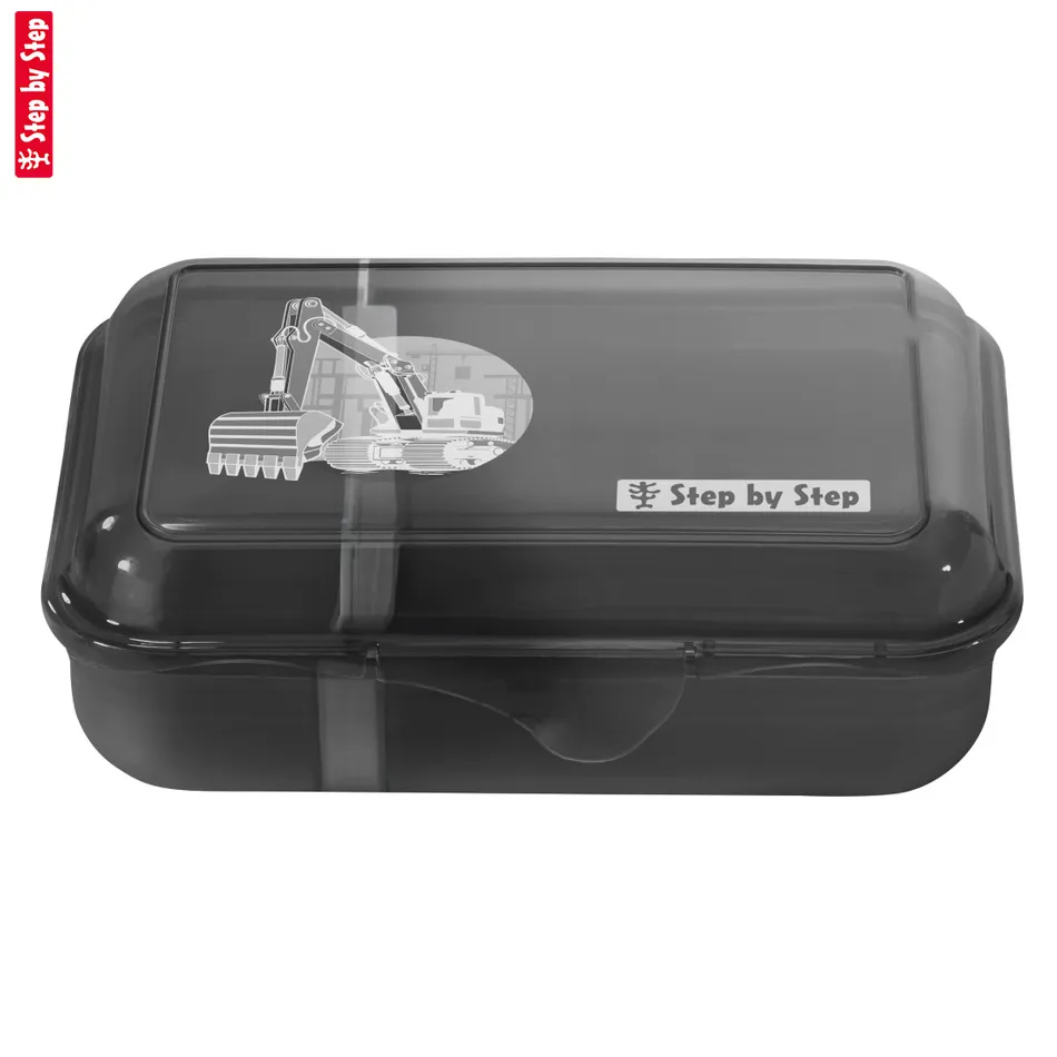 Krabička na desiatu Step by Step, Bagger Rocco, čierna