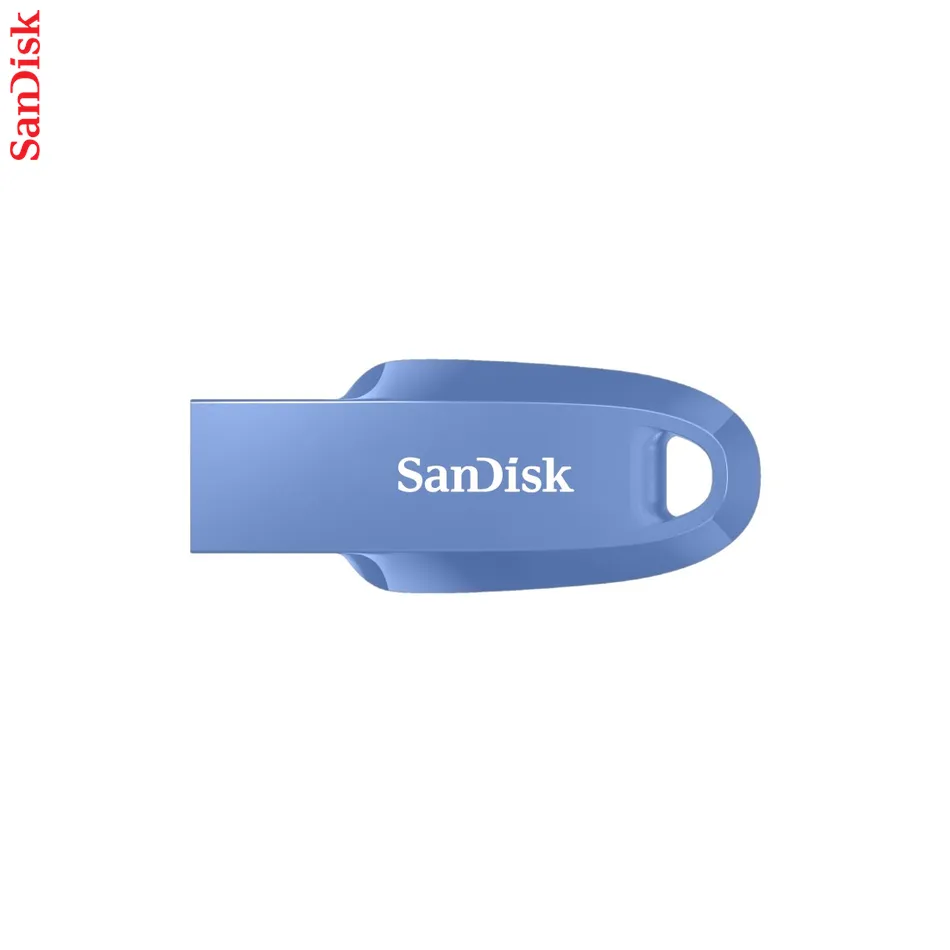 SanDisk Ultra Curve Flash Drive, 64 GB, USB 3.2, modrá