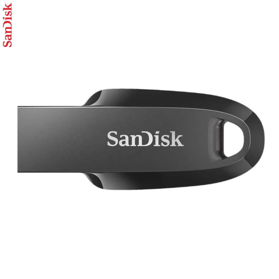 SanDisk Ultra Curve Flash Drive, 128 GB, USB 3.2