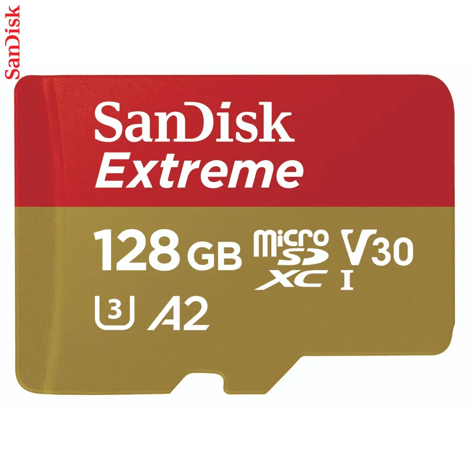 SanDisk microSDXC Extreme 128 GB (A2/ V30/ U3/ R190/ W90)