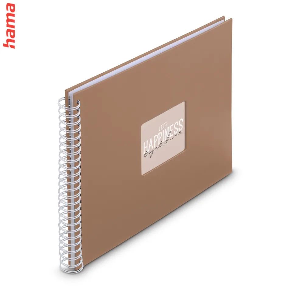 Fotoalbum špirálový Hama FINE ART 36x32 cm, 100 foto, mousse, biele listy
