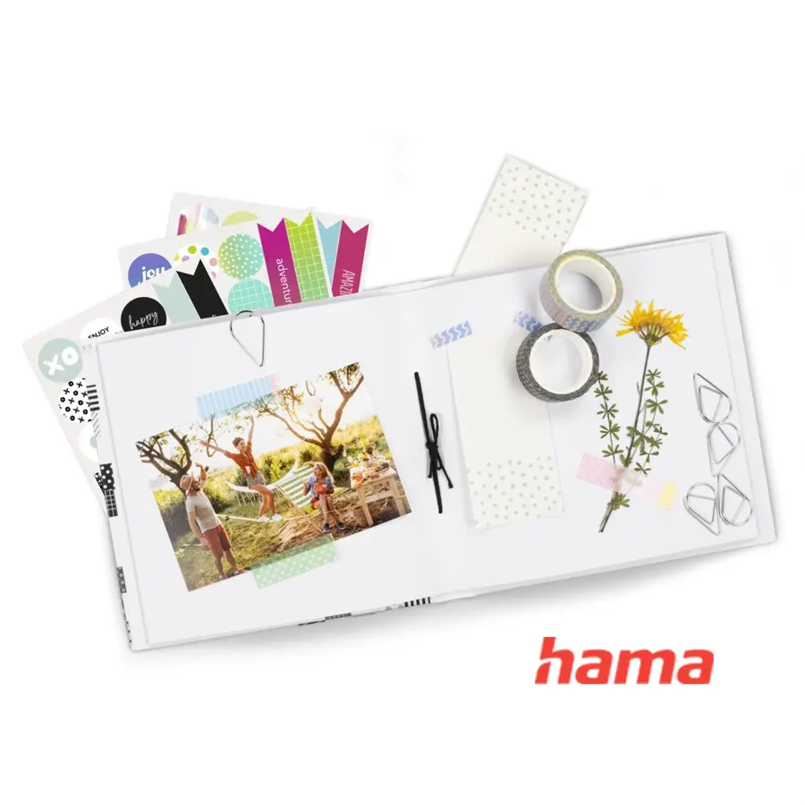 Hama Scrapbook 57 nálepiek kreatívny set - album + príslušenstvo denník DIY