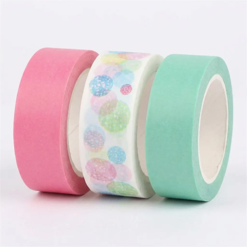 Scrapbook Hama lepiace pásky 15 m pre kreatívnu tvorbu set1