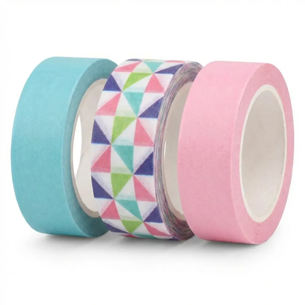 Scrapbook Hama lepiace pásky 15 m pre kreatívnu tvorbu set 2