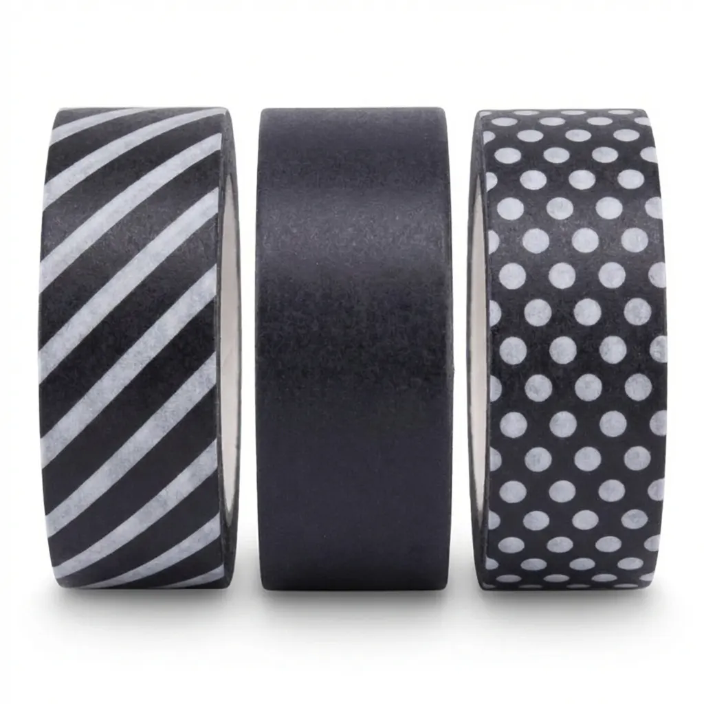 Scrapbook Hama lepiace pásky 15 m pre kreatívnu tvorbu set 3