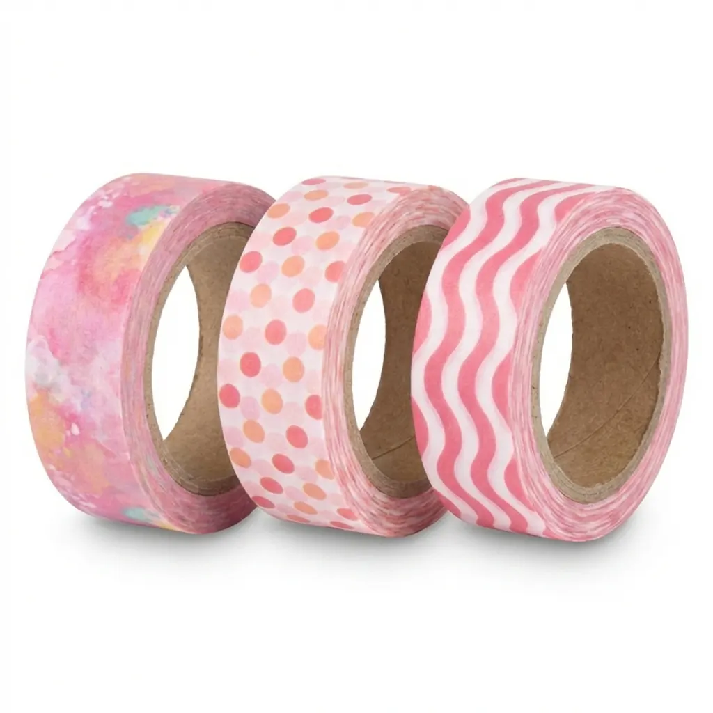 Scrapbook Hama lepiace pásky 15 m pre kreatívnu tvorbu set 5