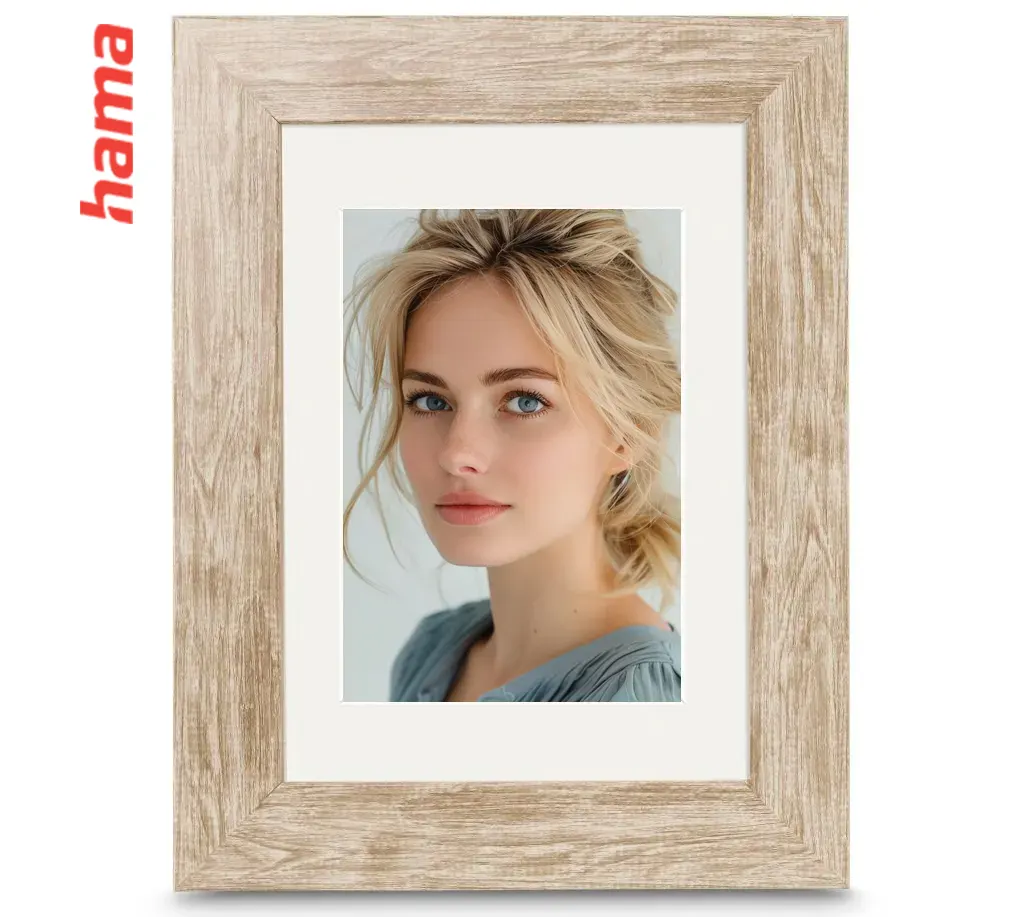 Fotorámik Hama COTTAGE,15x20 cm hnedý s paspartou