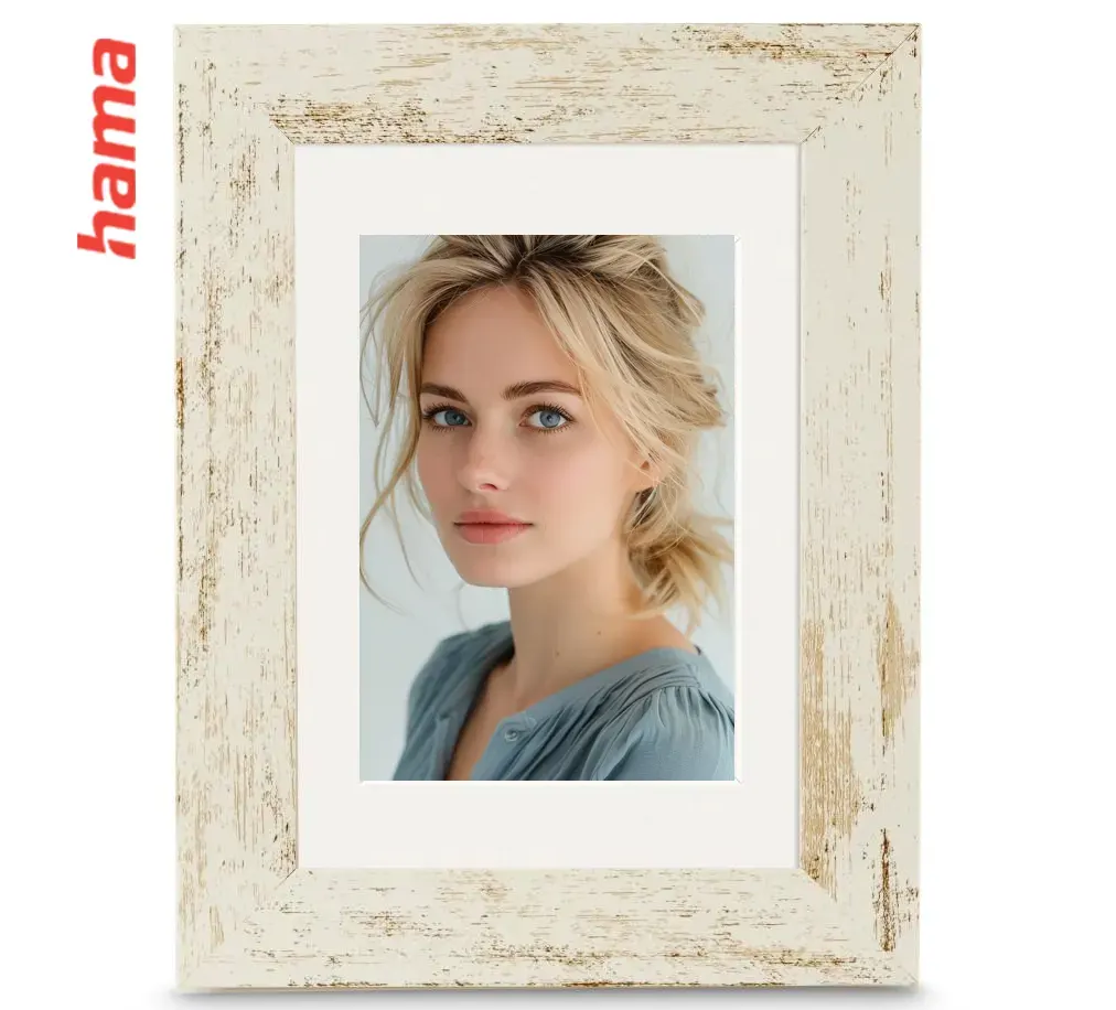 Fotorámik Hama COTTAGE,15x20 cm old white s paspartou
