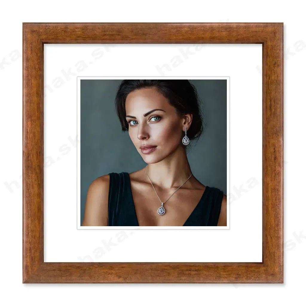 Drevený rám na obraz 30x30 cm NARA prírodný odtieň