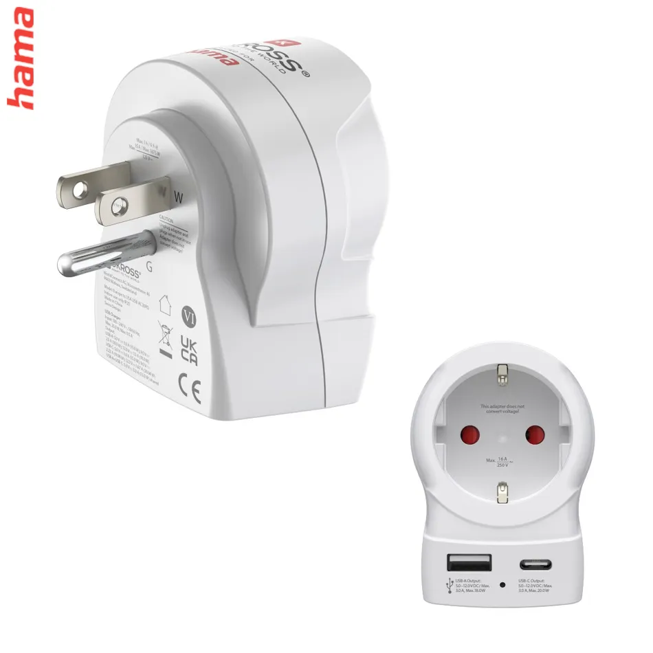 Hama Travel Adapter, 