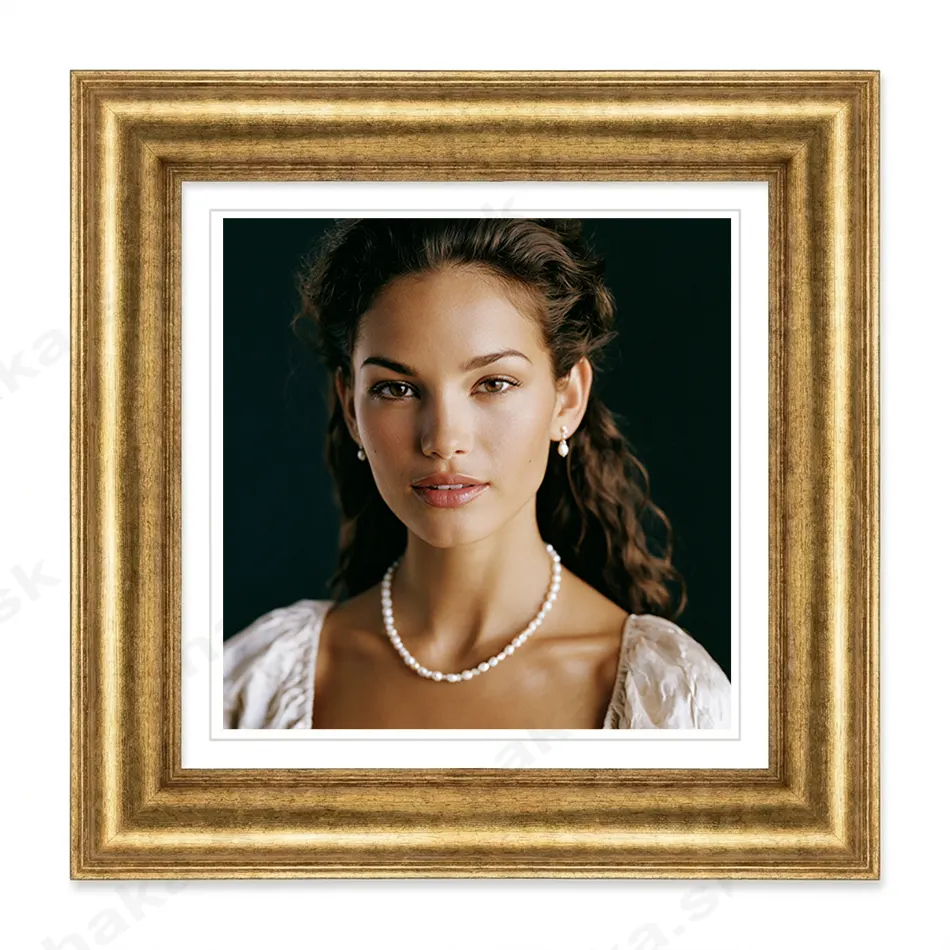 Drevený rám na obraz Salta 40x40 cm - Antický zlatý