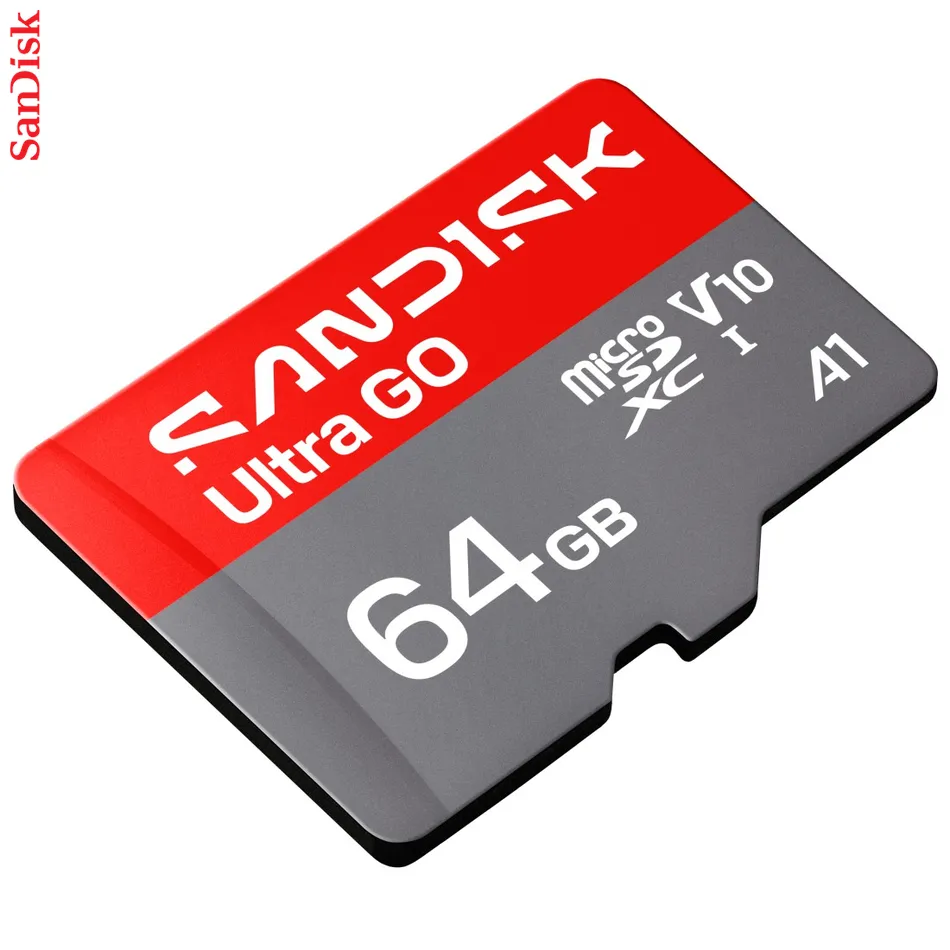 SanDisk microSDXC Ultra GO 64GB (UHS-I, V10, U1, C10, A1, R140 MB/s, Full Video HD)