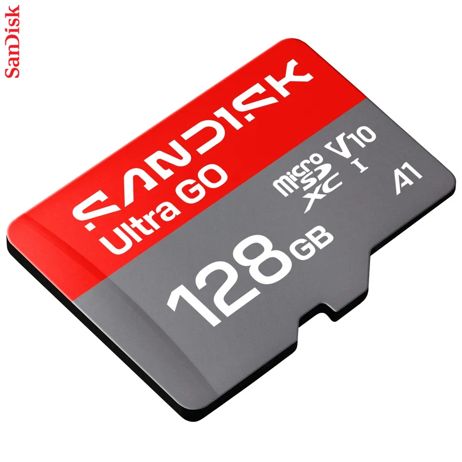 SanDisk microSDXC Ultra GO 128GB (UHS-I, V10, U1, C10, A1, R190 MB/s, Full Video HD)