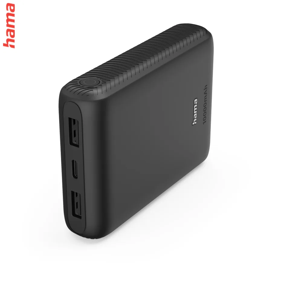 Hama New Performance 10, powerbanka 10000 mAh, 3 A, 15 W, 1x USB-C, 2x USB-A