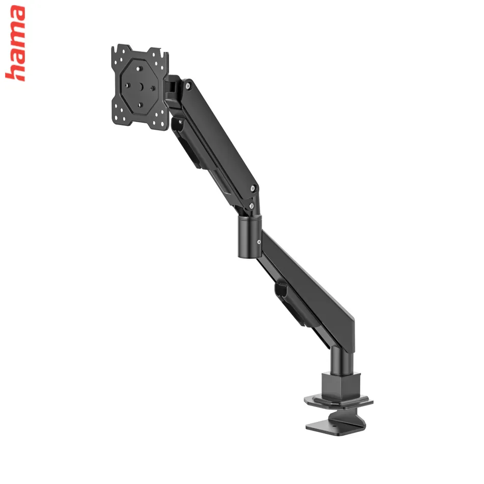 Hama stolný držiak pre 1 monitor 35", 1 rameno s plynovou pružinou, čierny
