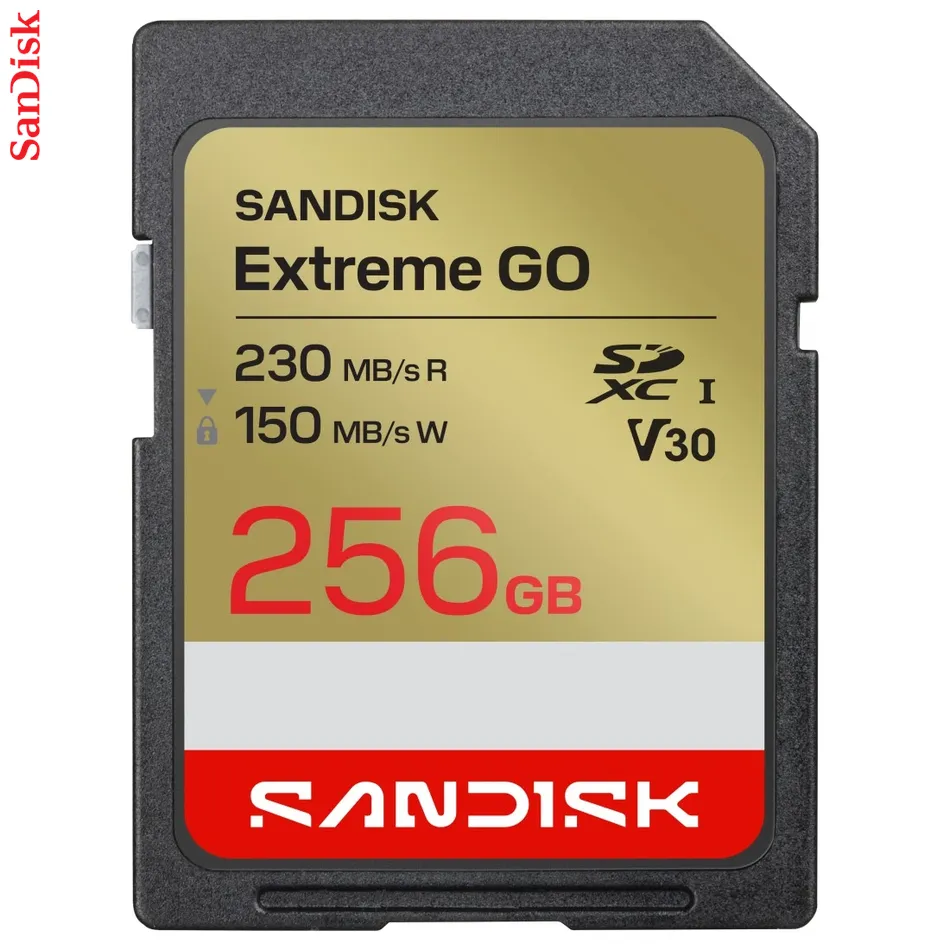 SanDisk SDXC Extreme GO 256GB (UHS-1, R 230MB/s / W150MB/s, 4K)