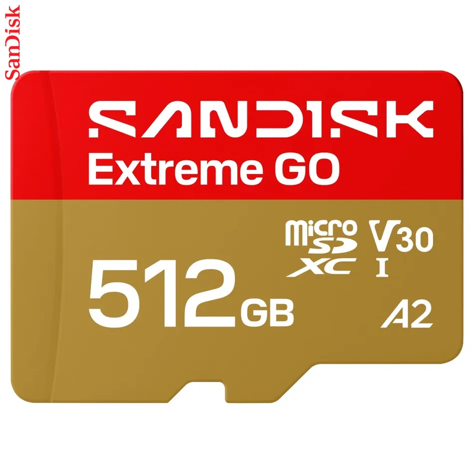 SanDisk microSDXC Extreme GO 512GB (UHS-I, R240MB/s / W160MB/s, 5K)