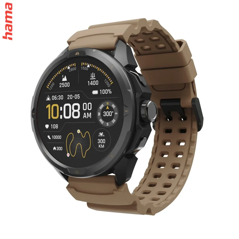 Smart hodinky 9090, outdoorové, GPS, offline mapy, 47 mm, 5 ATM