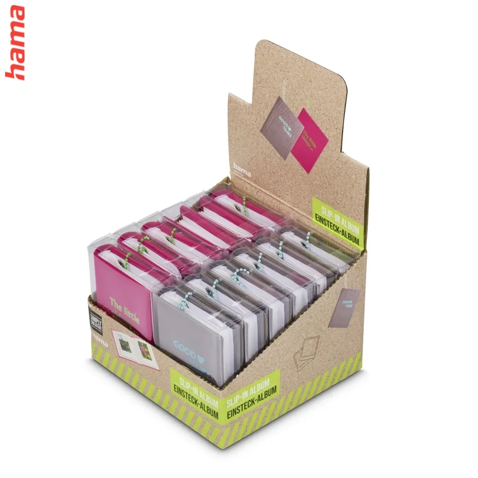 Hama mini fotoalbum na instantné fotky 5,4x8,6 cm, 20 fotiek, sada 12 ks