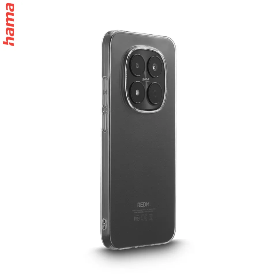 Hama priehľadný obal na Xiaomi Redmi Note 15 Pro 5G, Always Clear