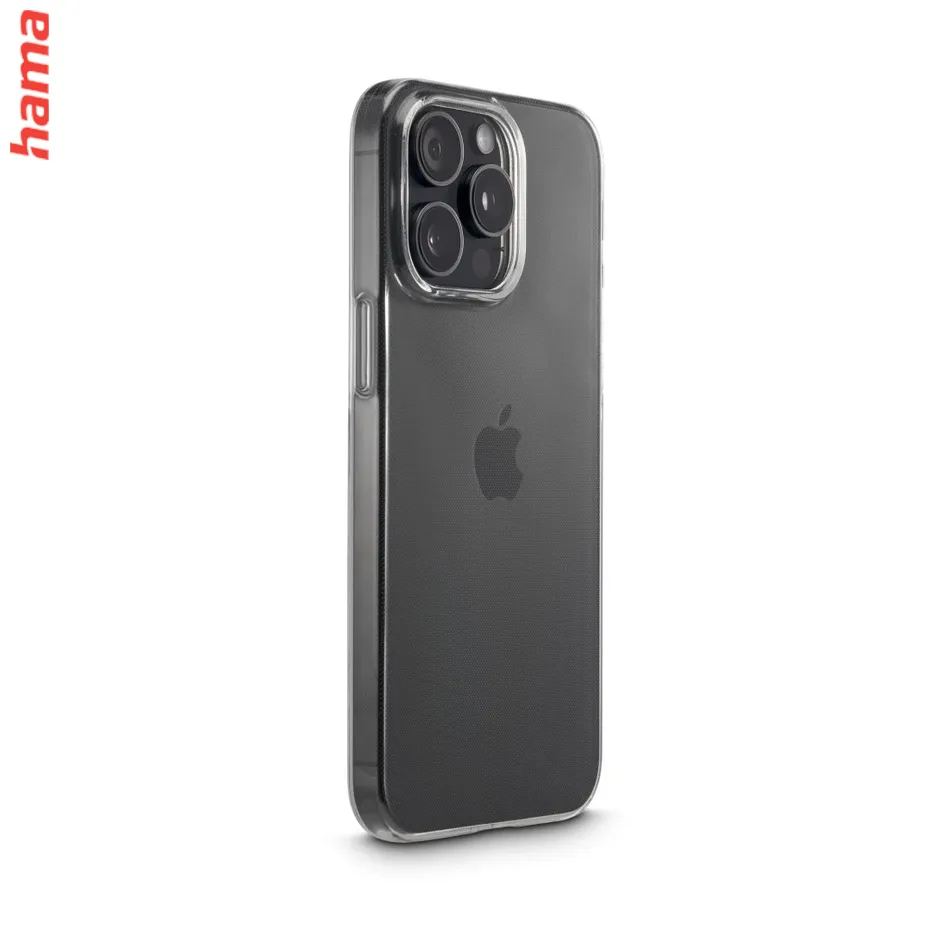 Hama priehľadný kryt na iPhone 15 Pro, Always Clear, z Nemecka