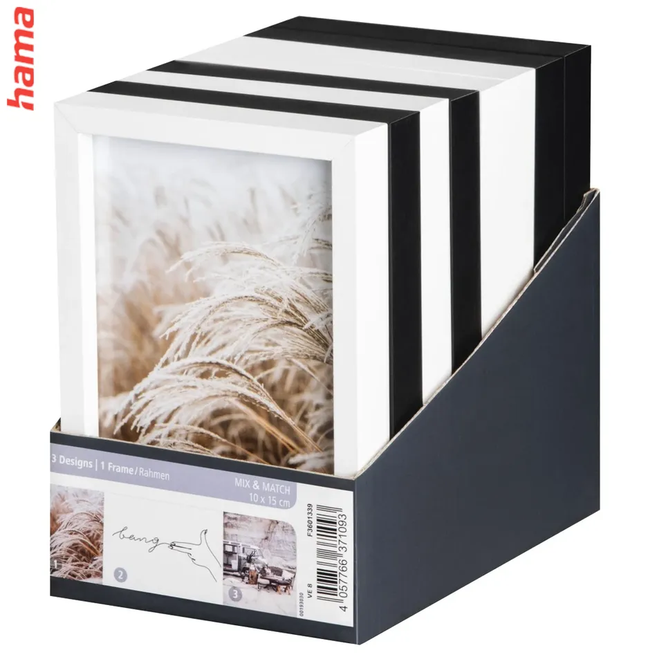 Hama rámčeky na fotky Mix & Match 10x15 cm, balenie 8 ks