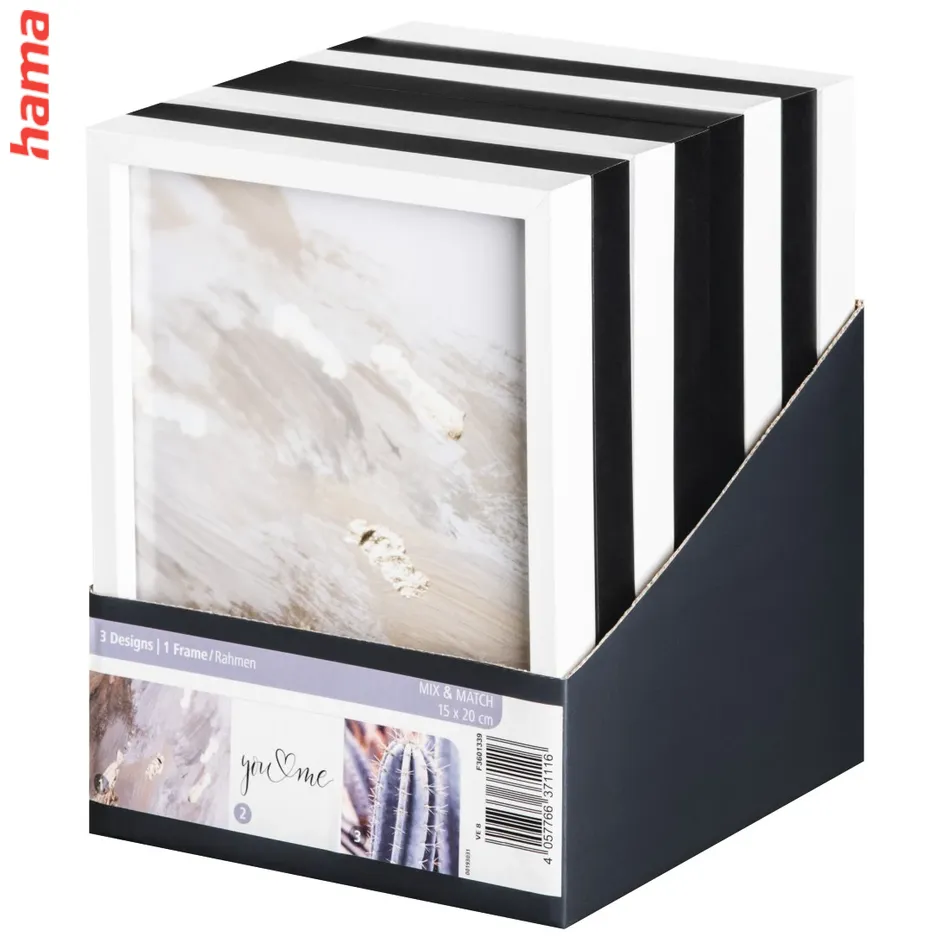 Hama fotorámiky na stenu Mix & Match 15x20 cm, balenie 8 ks