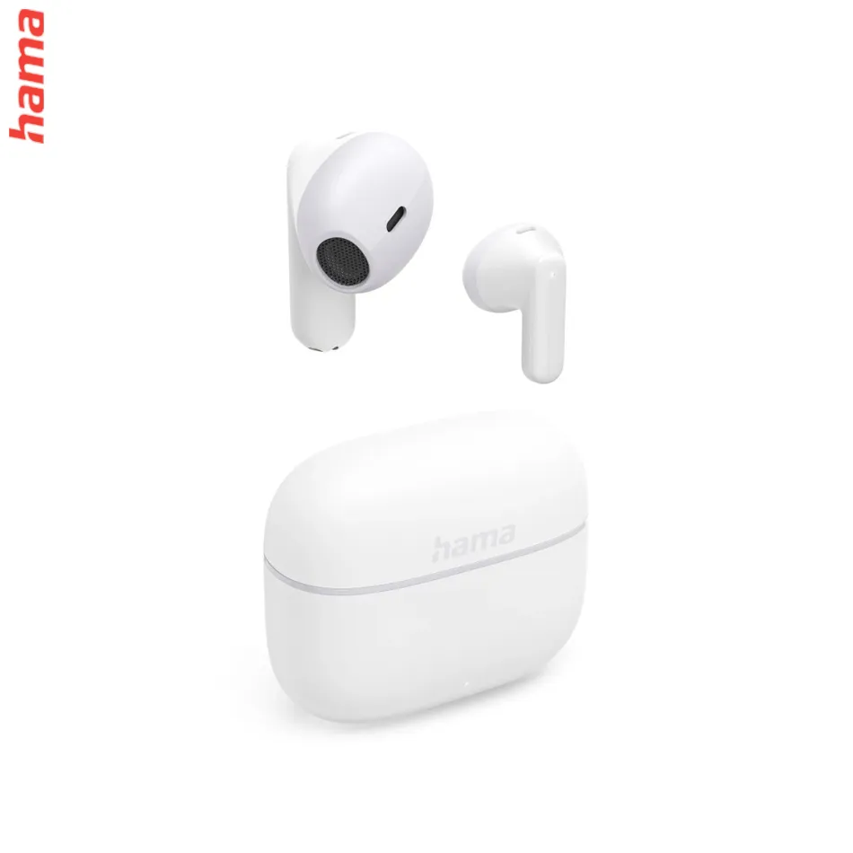 Hama slúchadlá do uší Freedom Light II, Bluetooth, TWS, mikrofón, biele