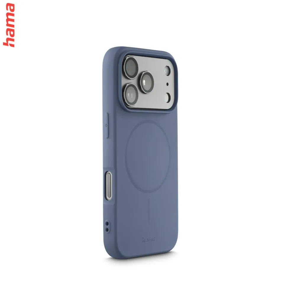 Hama Kryt na iPhone 17 Pro Max/18 Pro Max Fantastic Feel, magnetický modrý