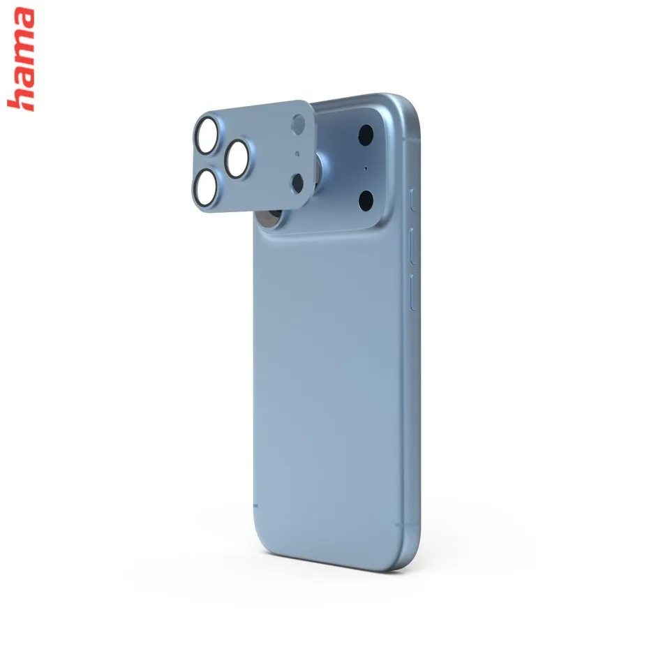 Hama Ochranné sklo na fotoaparát iPhone 18 Pro Cam Protect Pro, bledomodré