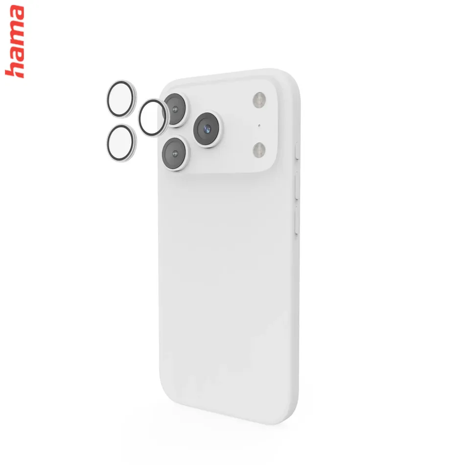 Hama Ochranné sklo na fotoaparát iPhone 18 Pro/18 Pro Max Lens Protect, 3 sklá