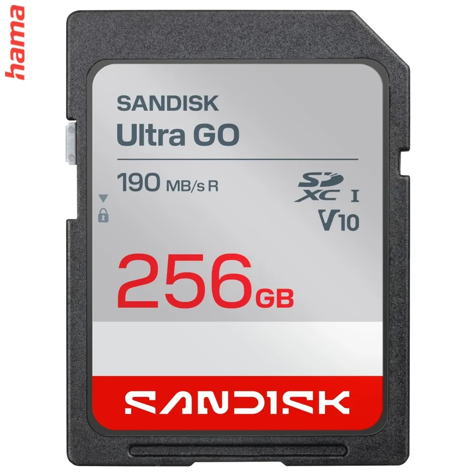SanDisk SD karta Ultra GO SDXC 256 GB, UHS-I V10, 190 MB/s