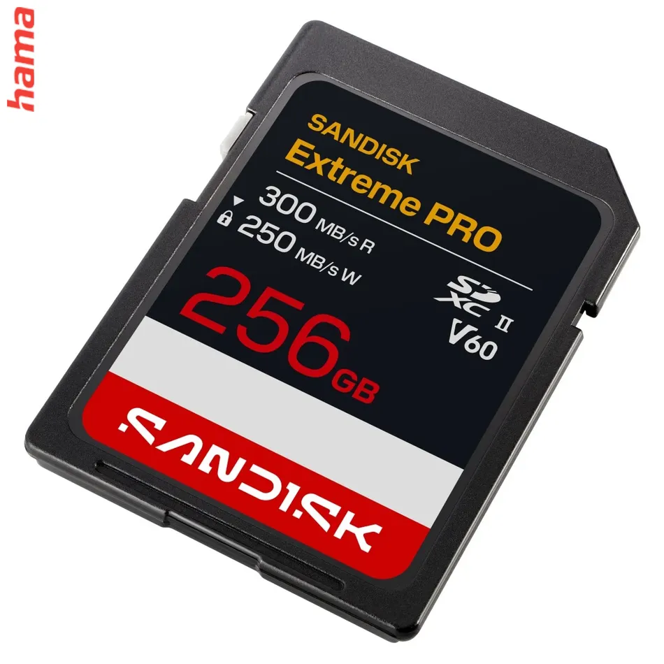 SanDisk SD karta Extreme PRO SDXC 256 GB, UHS-II V60, 300/250 MB/s