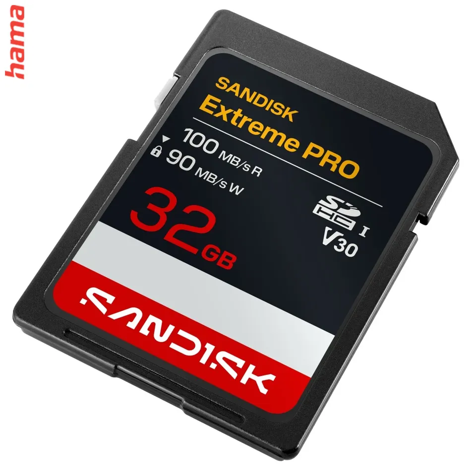 SanDisk SD karta Extreme PRO SDHC 32 GB, UHS-I V30 U3, 100/90 MB/s