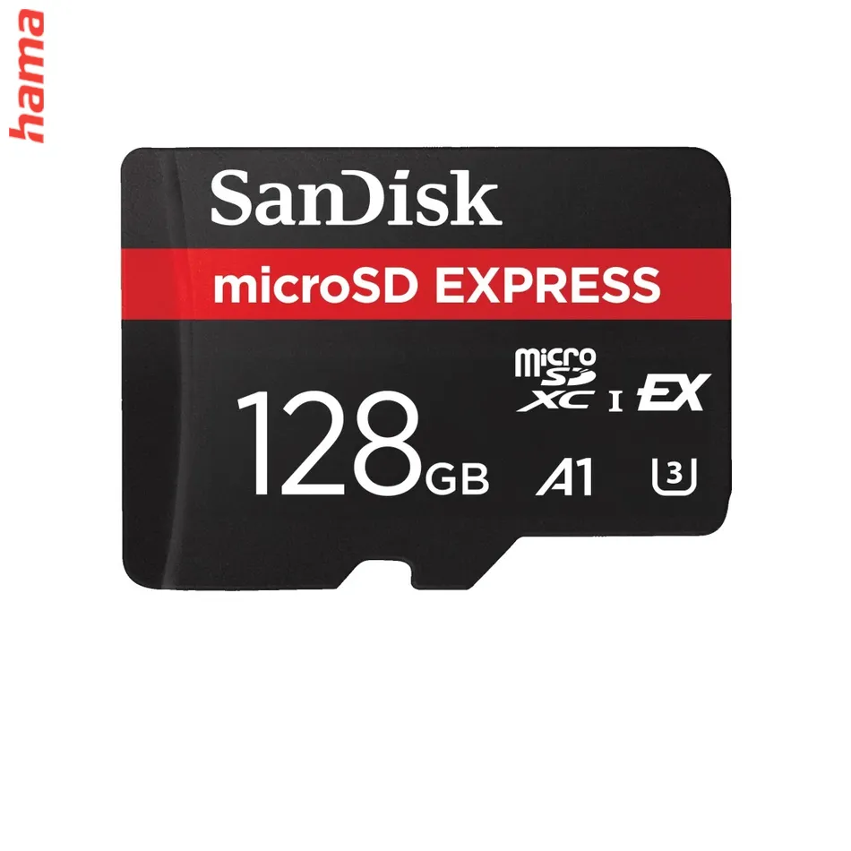 SanDisk micro SD karta Express 128 GB, A1 U3, 880/480 MB/s