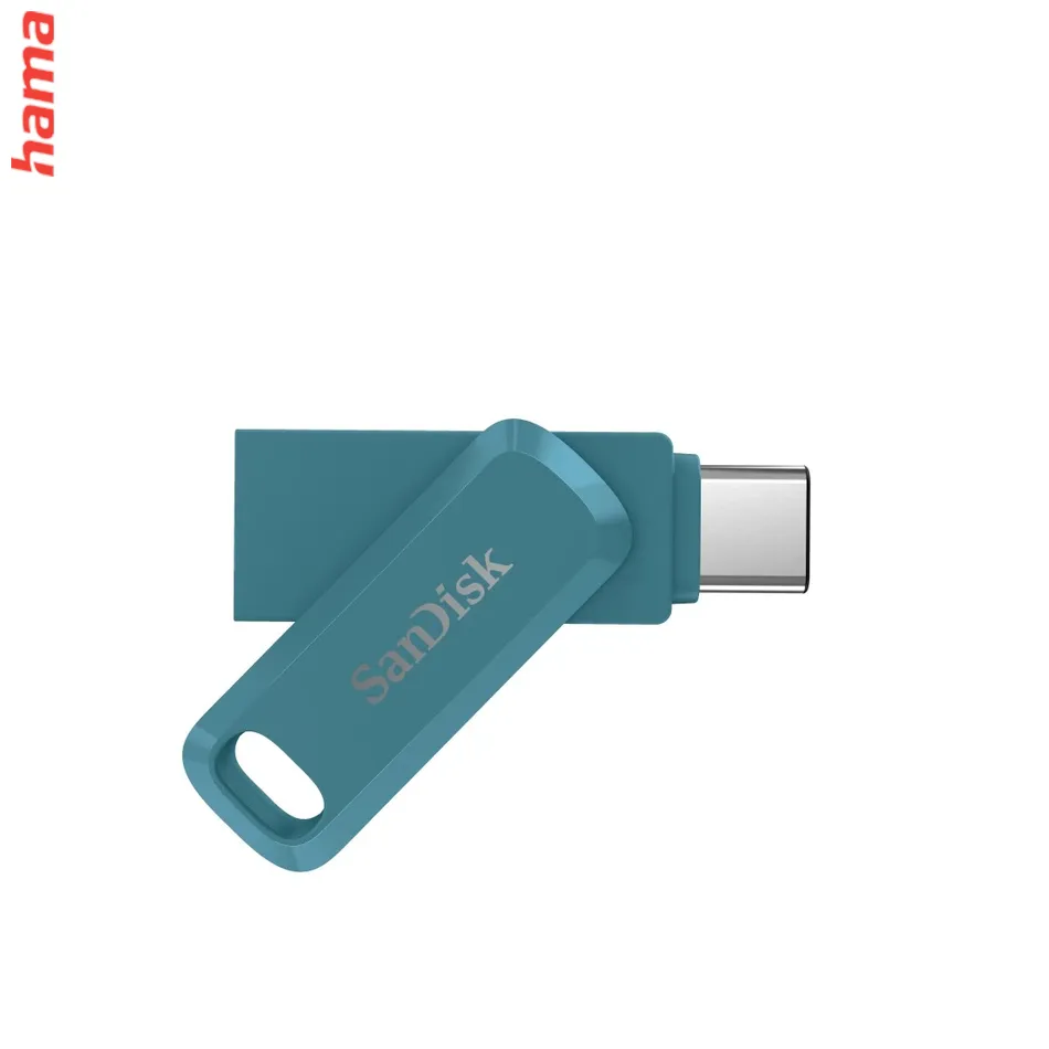 SanDisk Ultra Dual Drive Go USB kľúč 512 GB, USB-C a USB-A, modrý