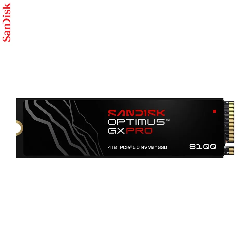 SanDisk Optimus GX PRO 8100 4 TB, interný NVMe SSD disk M.2 s chladičom