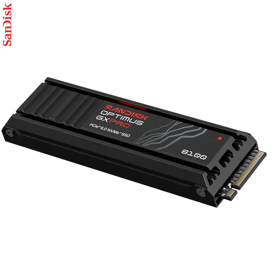 SanDisk Optimus GX PRO 8100 1 TB, interný NVMe SSD disk M.2 s chladičom