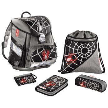 Školská taška Pavúk 7-dielný set 