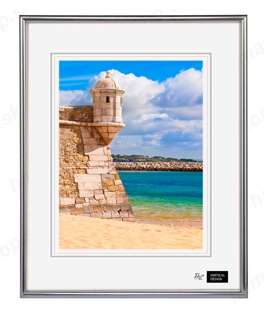 Rám na plagát A4 21x29,7 cm Lagos strieborný