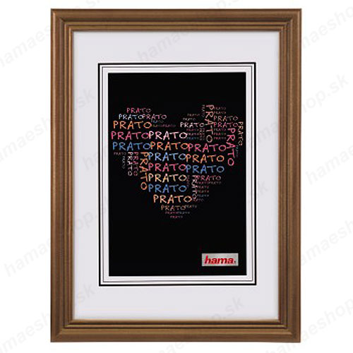 Drevený rámik 13x18 Prato hnedý