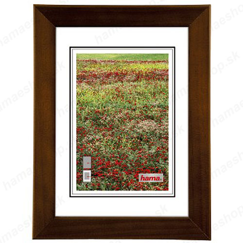 Drevený rámik 30x40 Foggia gaštanový
