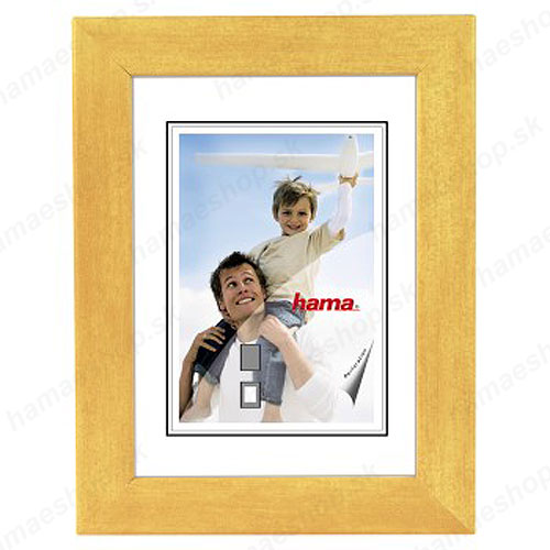 Drevený rámik Carolina 15x20 žltý