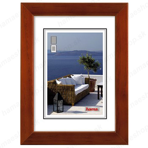 Drevený rámik 24x30 Cornwall burgundský