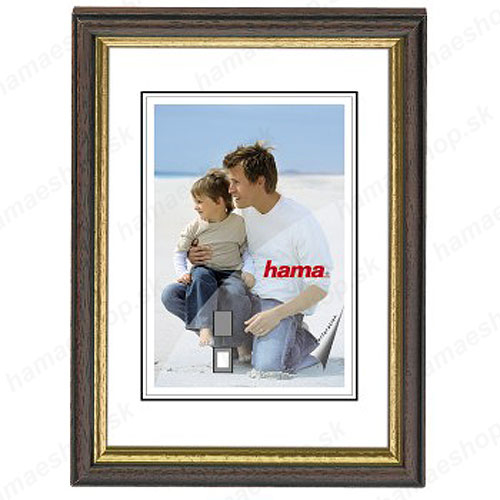 Drevený rámik 9x13 Florida hnedý
