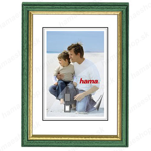 Drevený rámik 10x15 Florida zelený