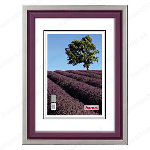 Drevený rámik 10x15 Provence fialový