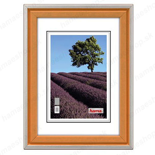 Drevený rámik 10x15 Provence oražový